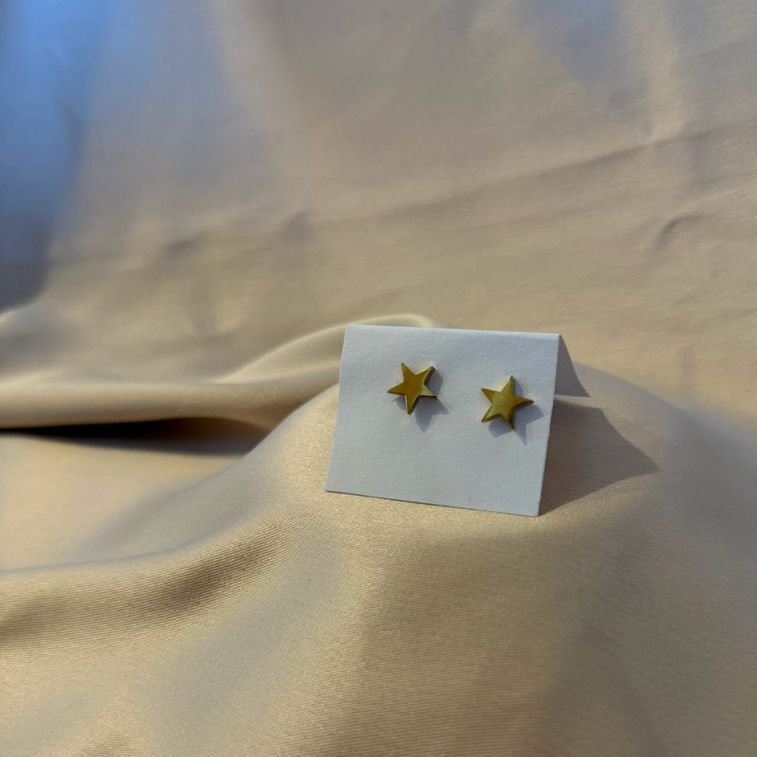 Gold Star Stud earrings