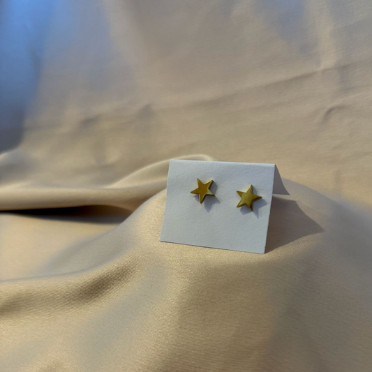 Gold Star Stud earrings